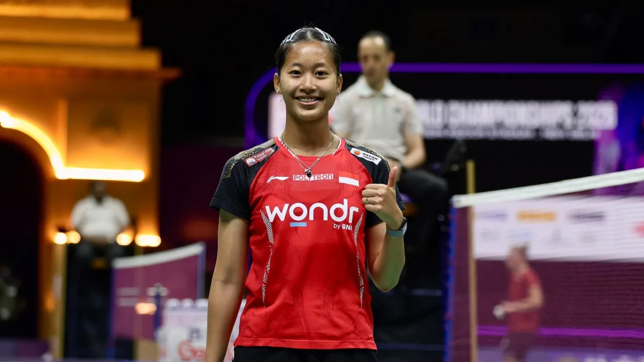 Putri KW sumringah bisa menang mudah di laga pertama Kejuaraan Dunia 2026.