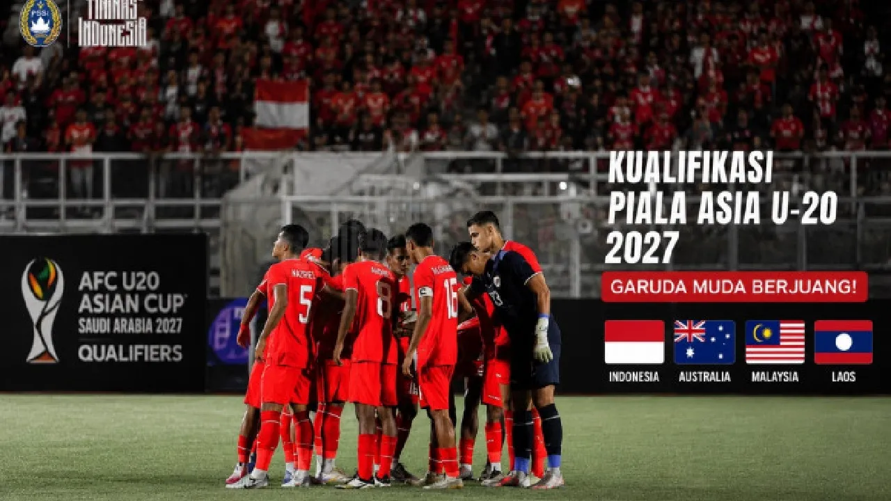 Timnas Indonesia U-20 akan hadapi Australia Kualifikasi Piala Asia U-20 2027