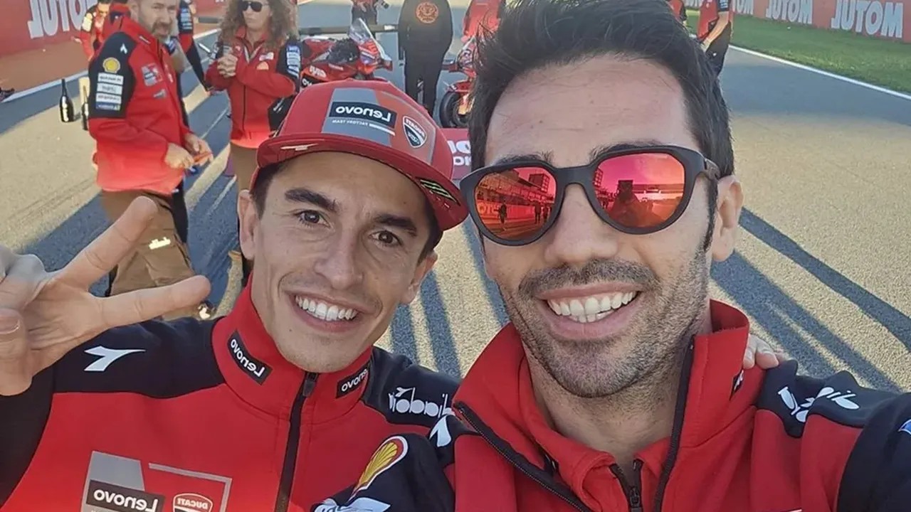 Marc Marquez dan Michele Pirro