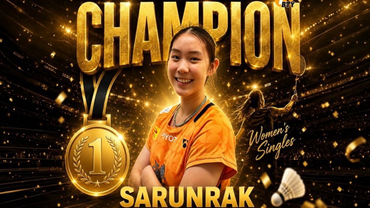 Sarunrak Vitidsarn Kampiun Malaysia International Challenge 2026