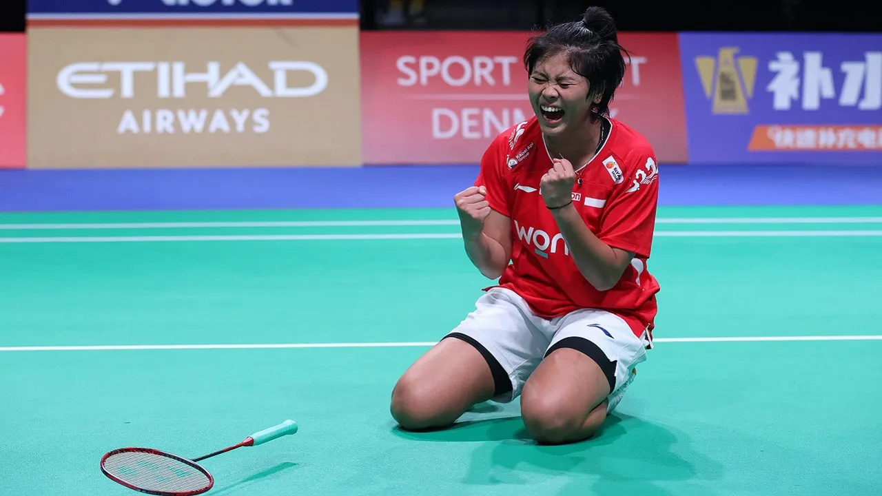 Thalita Ramadhani Wiryawan senang bisa menang di laga pembuka Kejuaraan Dunia 2026.