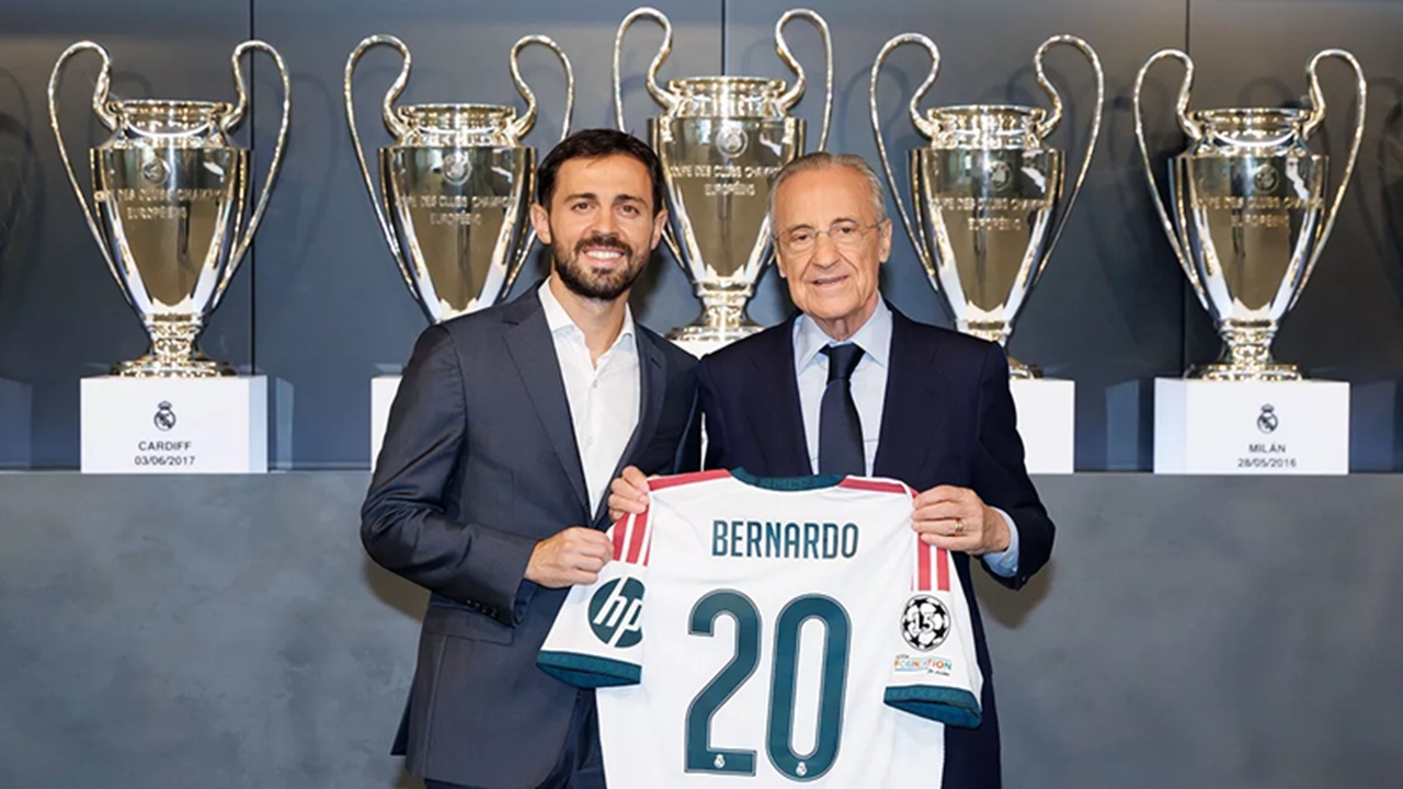 Bernardo Silva Akhirnya Diperkenalkan Real Madrid