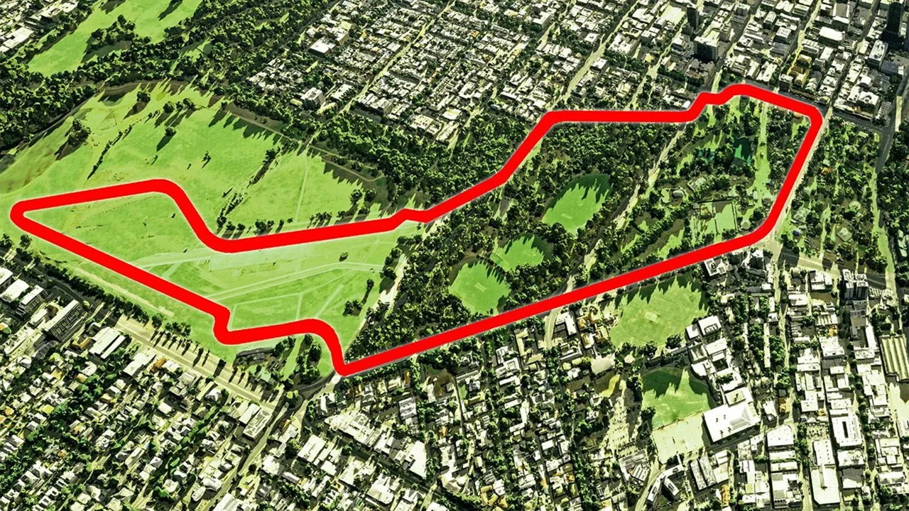 Bocoran Layout Sirkuit Adelaide yang akan jadi tuan rumah MotoGP Australia 2027.