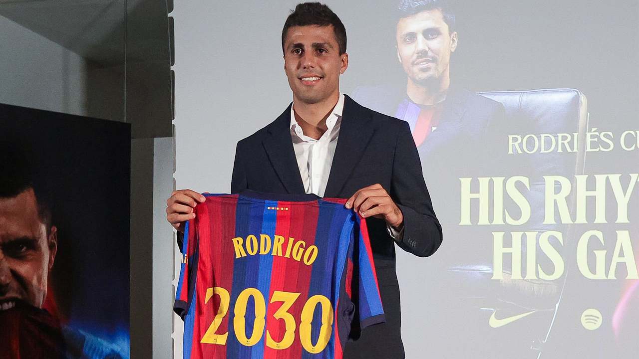 Resmi! Barcelona Datangkan Rodri dari Manchester City