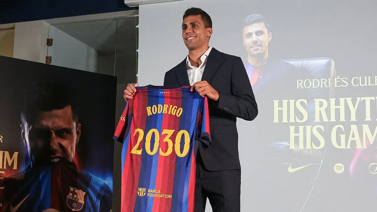 Rodri Ungkap Perasaannya Usai Resmi Gabung Barcelona