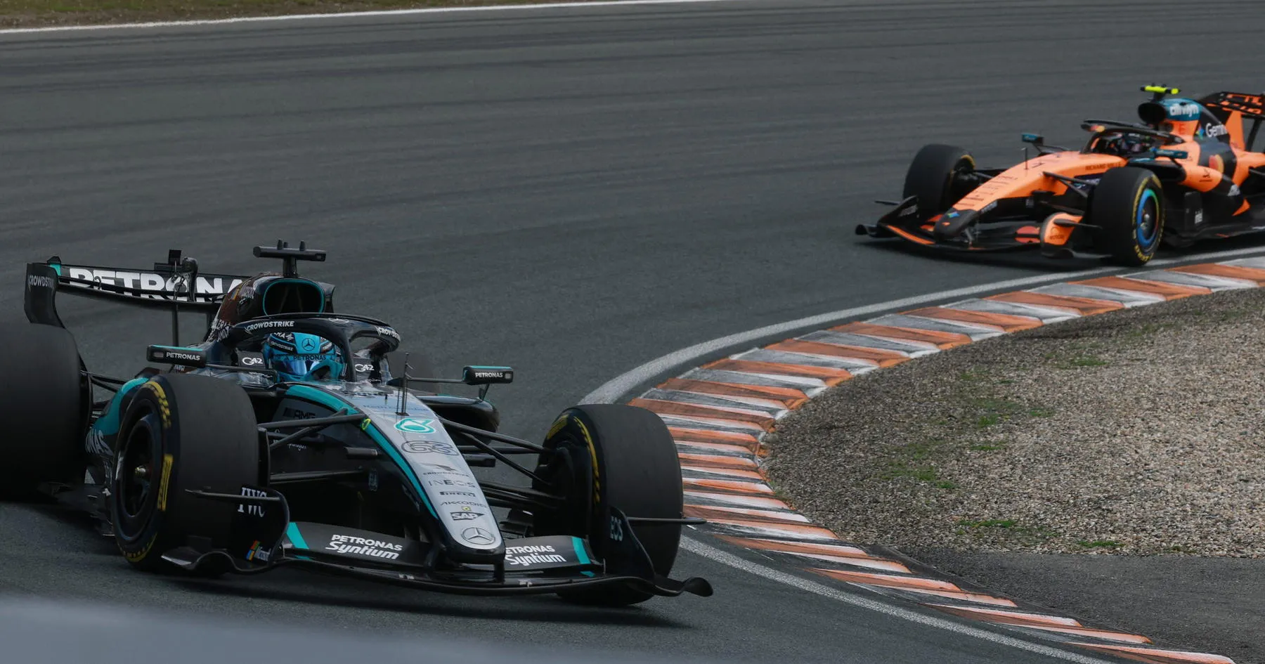 George Russell Lega Usai Bahaya Hujan di Zandvoort - sumber: (racingnews365)