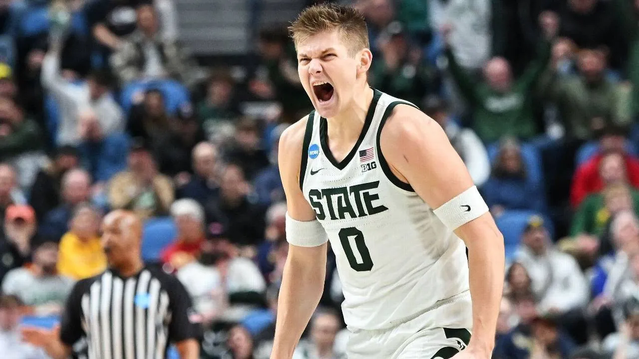 Jaxon Kohler sebelumnya tampil menonjol bersama Michigan State dan mendapat penghargaan honorable mention All-Big Ten pada musim lalu. (Foto: AP)