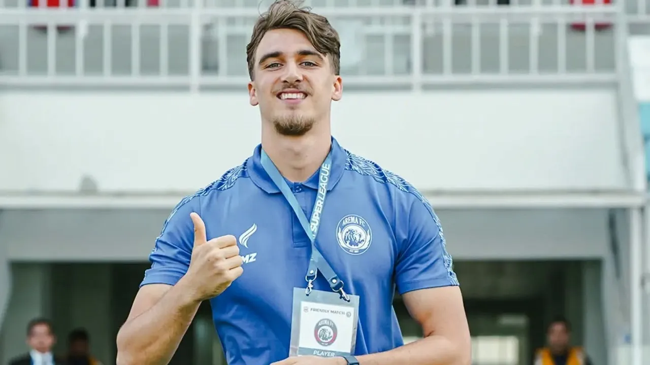 Penyerang anyar Arema FC, Mauro Zijlstra
