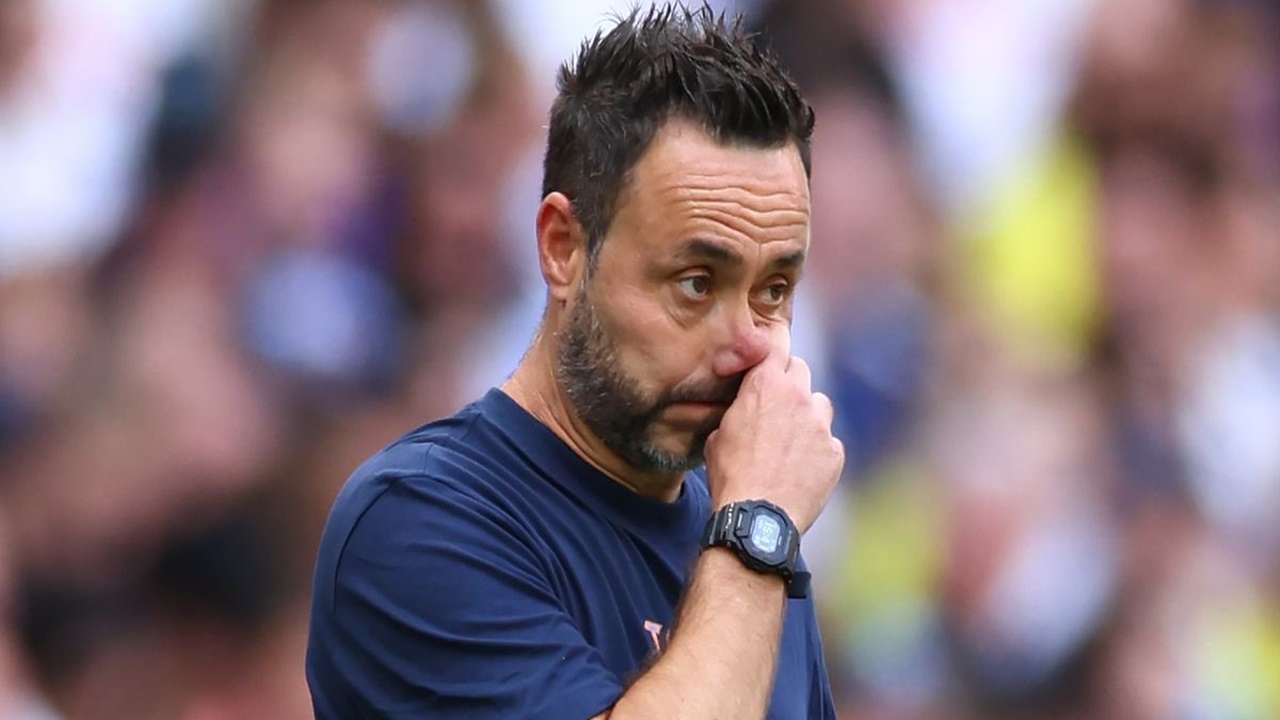 Dikalahkan Brentford, De Zerbi Klaim Tottenham Kurang Daya Juang