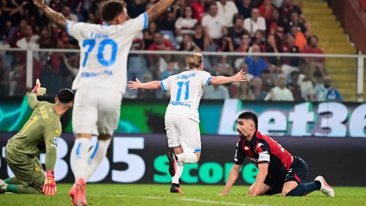 Genoa Protes Keras Wasit usai Gol Kontroversial Kevin De Bruyne