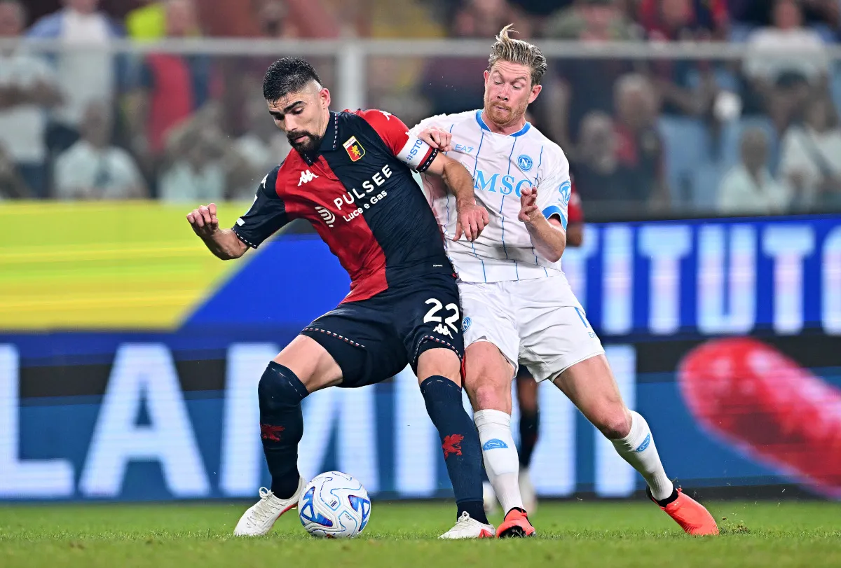 Gol Kontroversial De Bruyne Picu Amarah Genoa Terhadap Wasit - sumber: (footballitalia)