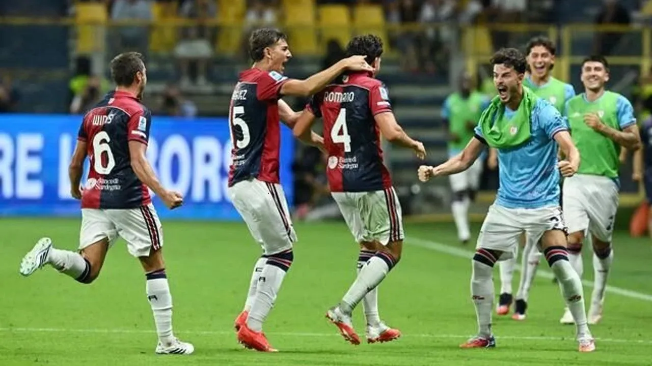 Gol Spektakuler Alessandro Romano Bawa Cagliari Menang Tipis atas Parma