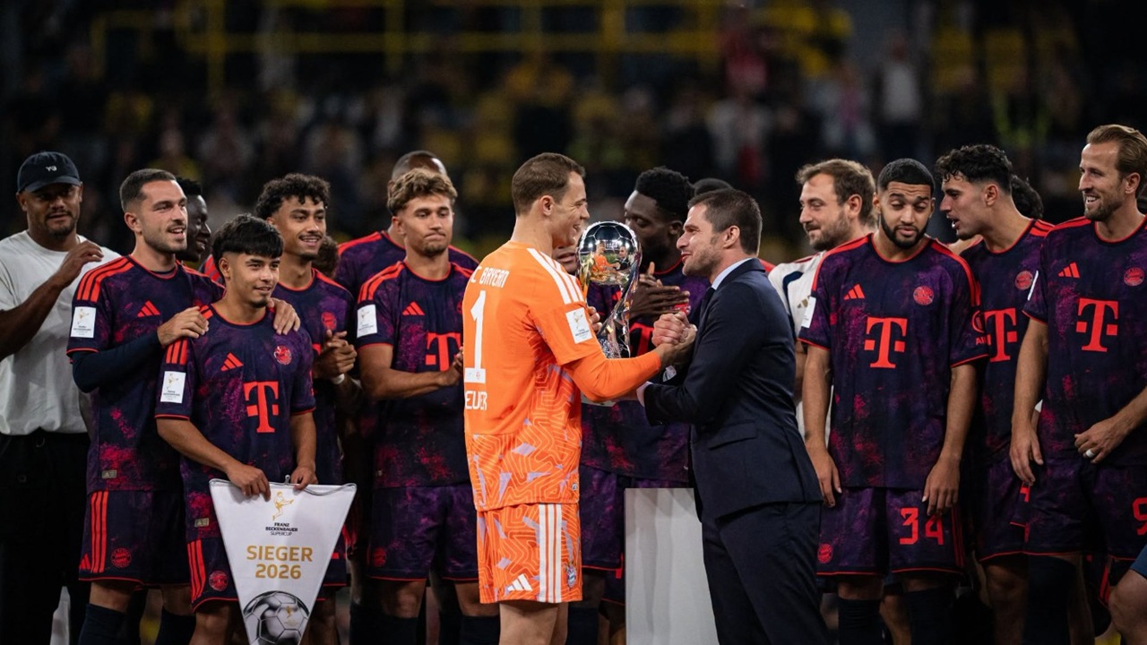 Menangi Piala Super, Manuel Neuer Jadi Pemain Jerman dengan Trofi Terbanyak