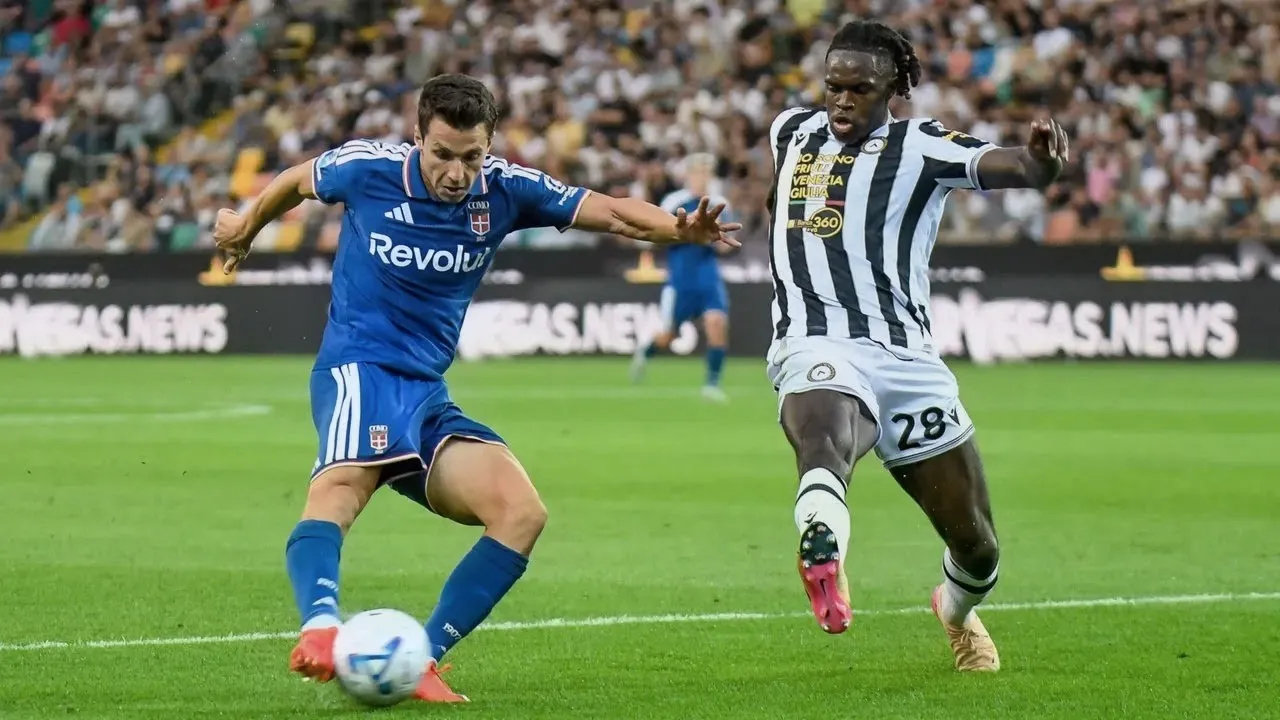 Udinese vs Como Berakhir Imbang 1-1 di Laga Pembuka Serie A