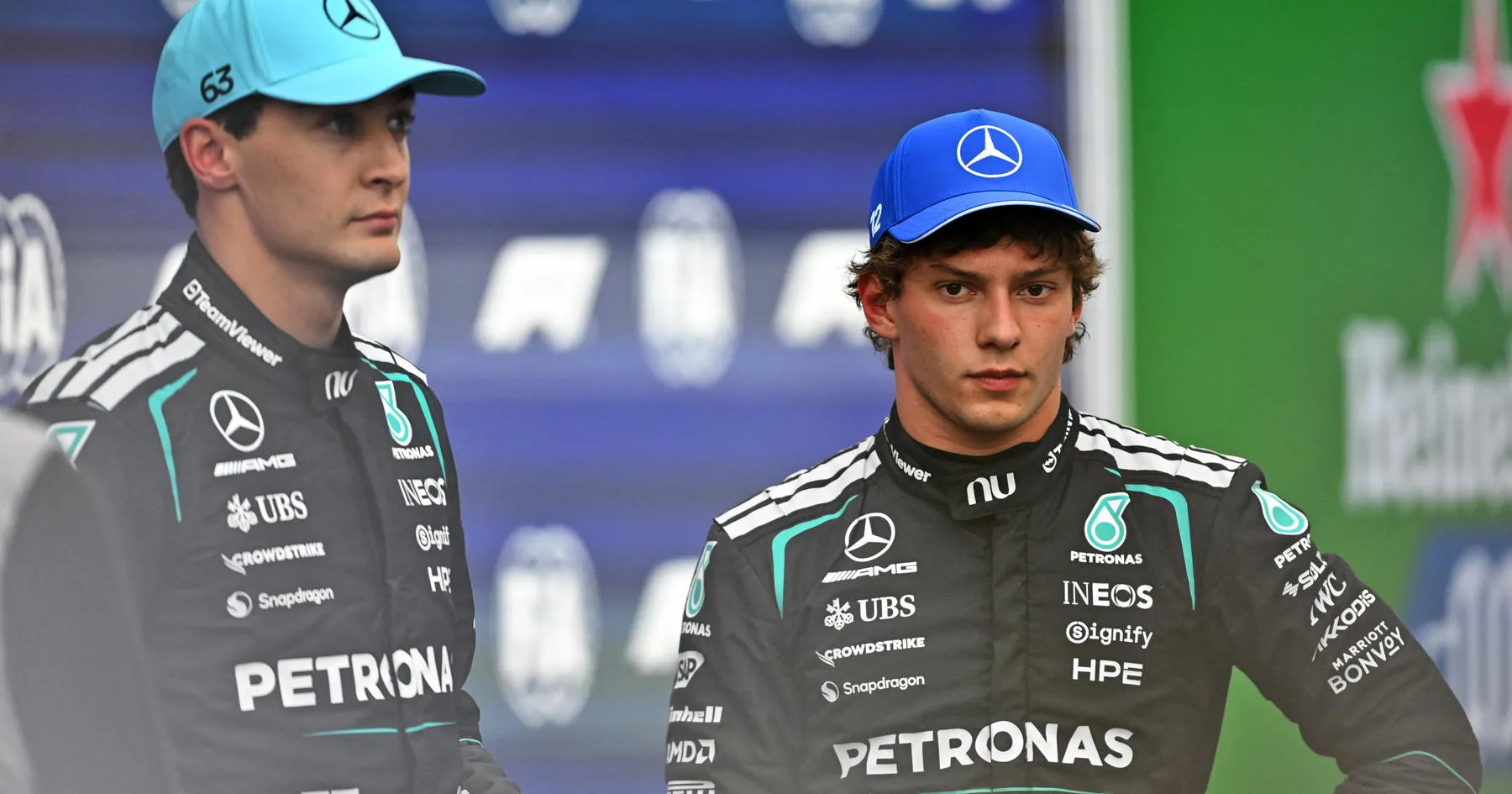 Kimi Antonelli Puji George Russell Usai Perintah Tim Mercedes - sumber: (racingnews365)