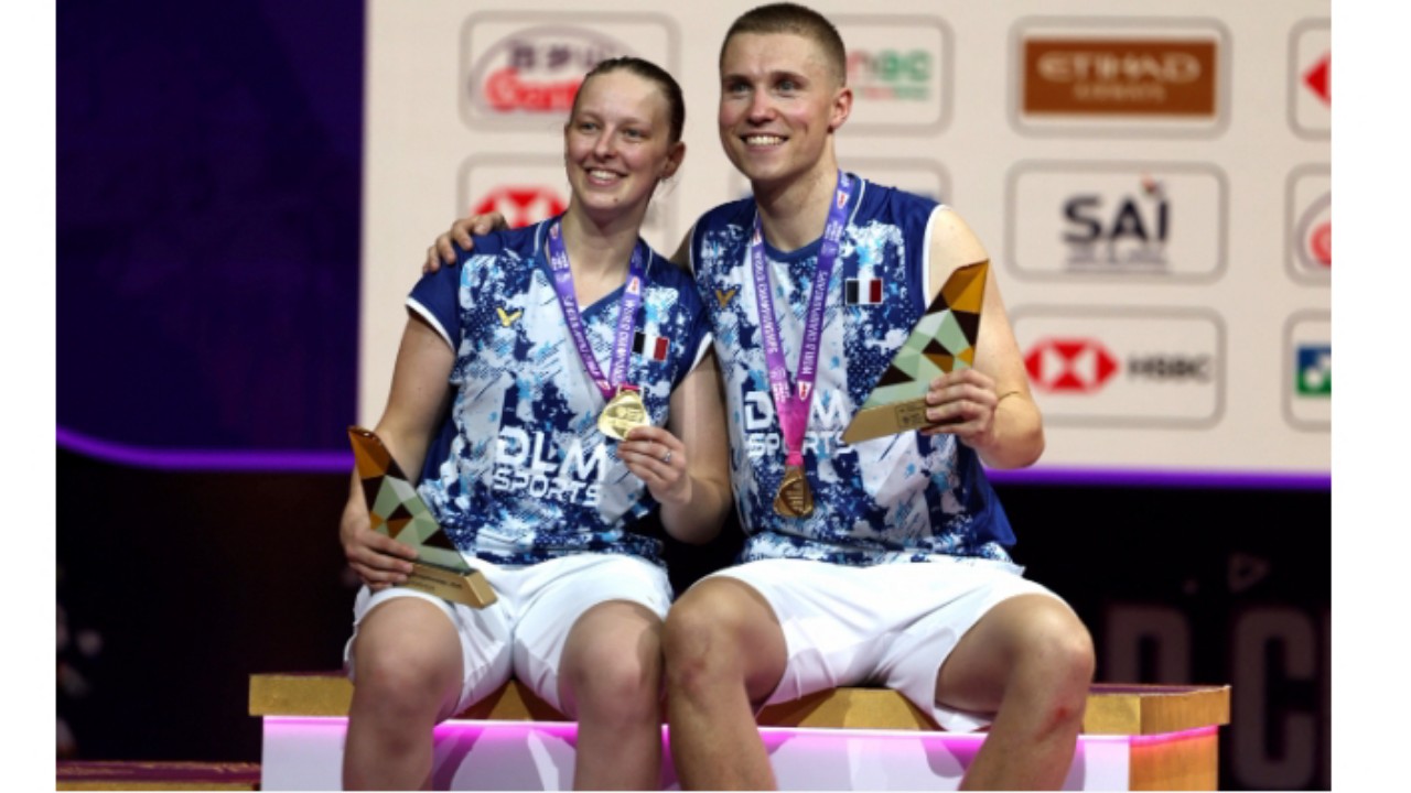Thom Gicquel-Delphine Delrue Juara Dunia Pertama Asal Prancis