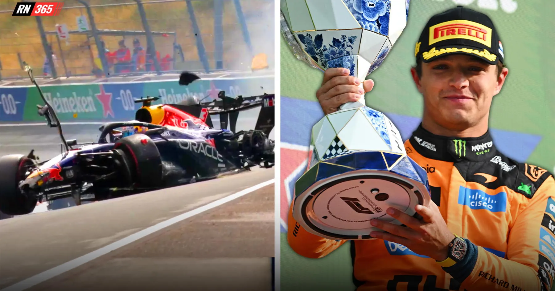 Verstappen Alami Kecelakaan, Norris Pertahankan Gelar - sumber: (racingnews365)