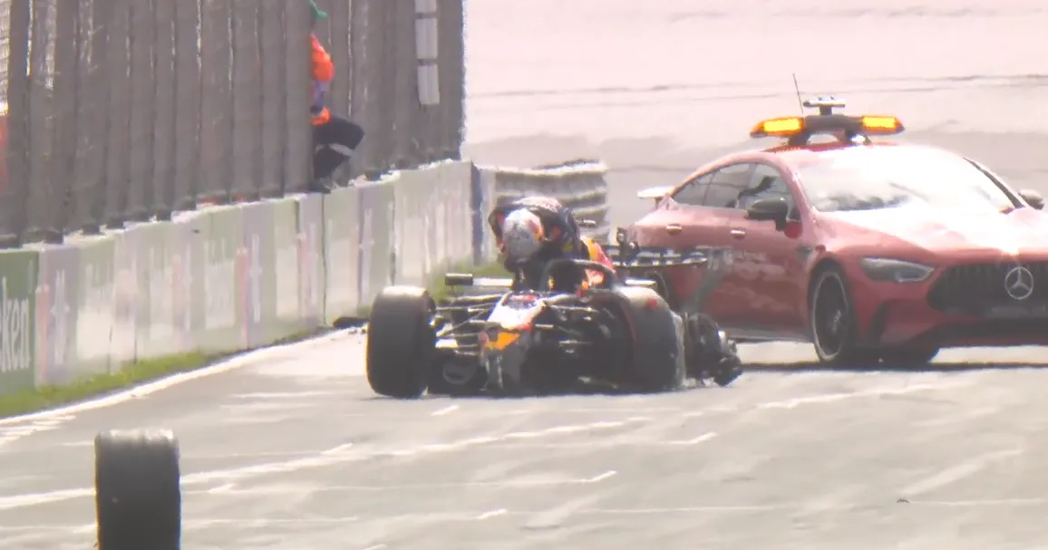 Verstappen Beruntung Lolos dari Kecelakaan Serius di GP Belanda - sumber: (racingnews365)