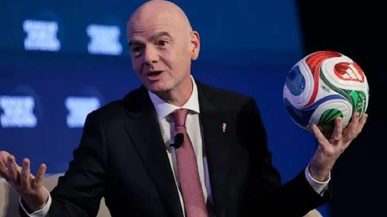 Presiden FIFA, Gianni Infantino hdari di final Piala AFF 2026