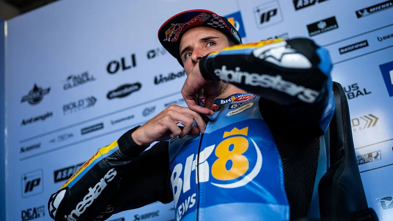 Alex Marquez kecewa tidak bisa jadi yang tercepat di practice GP Aragon.