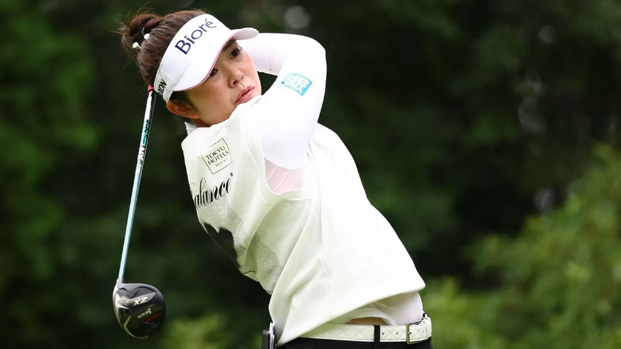 Miyu Yamashita berada di posisi yang sama dengan Hyo Joo Kim dan wakil Amerika Serikat, Allisen Corpuz. (Foto: Golf Digest)