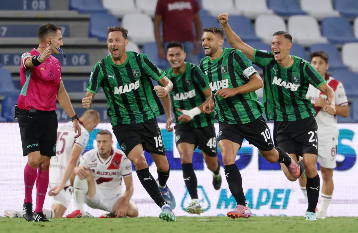 Berardi Bawa Sassuolo Tundukkan Torino 2-1 di Serie A - sumber: (footballitalia)