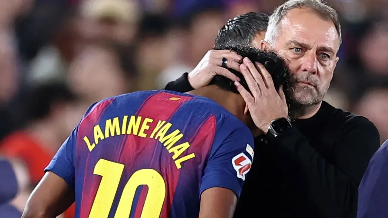 Hansi Flick Bela Penampilan Lamine Yamal yang Belum Cetak Gol