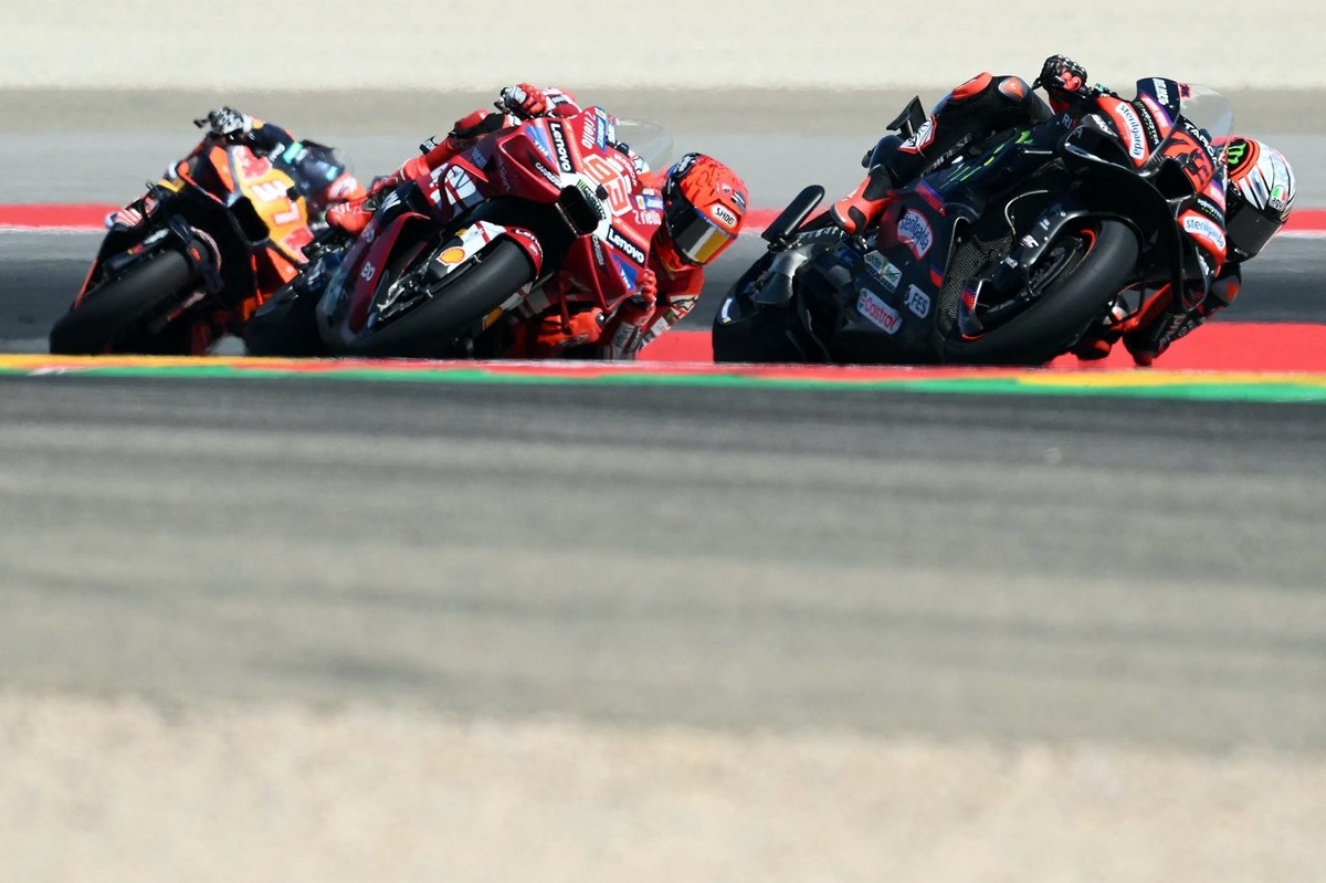 Marquez vs Bezzecchi: Duel Slipstream di GP Aragon
