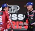 Momen Marc Marquez Tancap Gas Seakan Tantang Marco Bezzecchi di GP Aragon