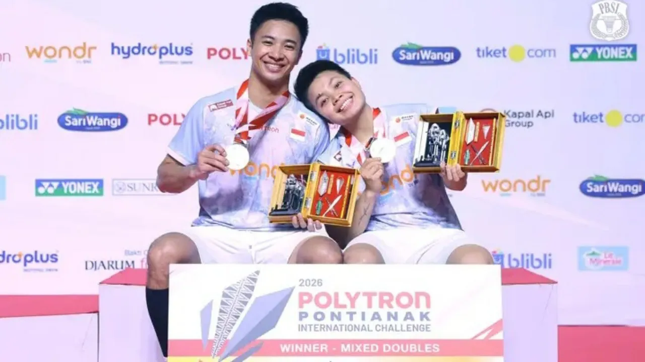 Sikat Taiwan, Dejan-Apriyani Kampiun Pontianak International Challenge 2026