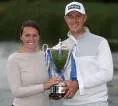 Joe Dean Raih Gelar Tur Eropa Pertama Bersama Sang Istri Sebagai Caddie