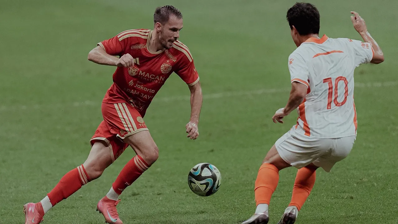 Uji coba terkahir Persija Jakarta kontra Brisbane Roar