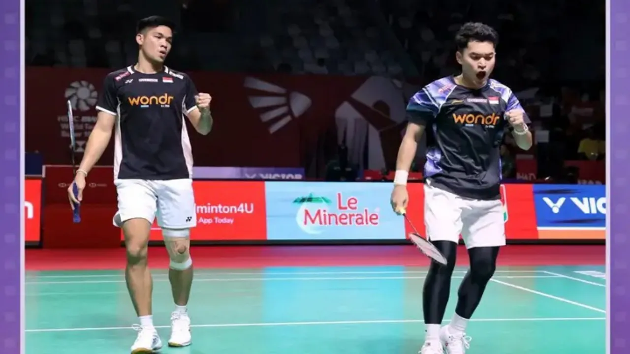 Sikat 1 Dunia, Leo-Daniel Melaju 16 Besar China Masters 2026