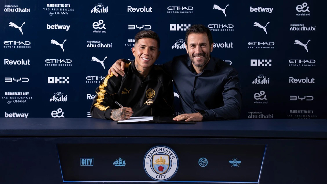 Enzo Fernandez Bahagia Jadi Pemain Baru Manchester City