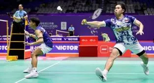 Sikat Korea, Sabar-Reza Amankan 16 Besar China Masters 2026