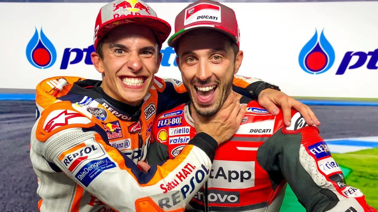 Marc Marquez dan Andrea Dovizioso