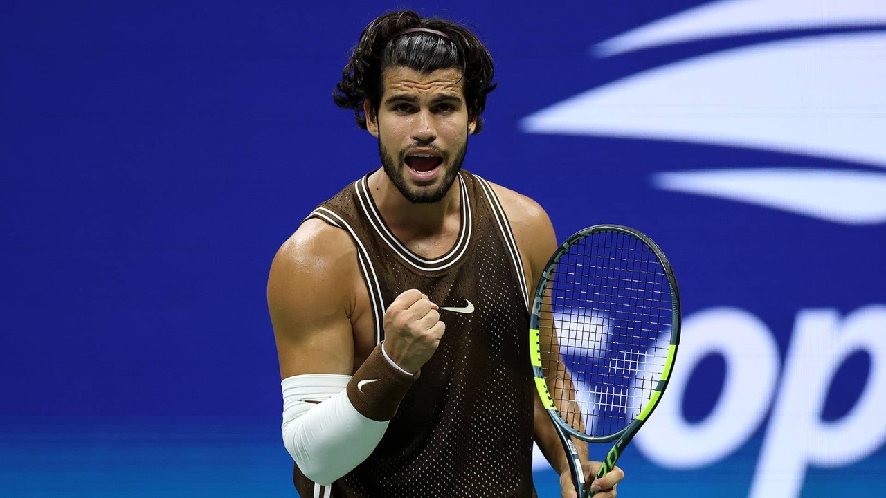 Hasil US Open: Sempat Tertatih, Carlos Alcaraz Temukan Jalan Kemenangan