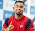 Gabriel Jesus Jadi Solusi Sementara Penyerang Barcelona