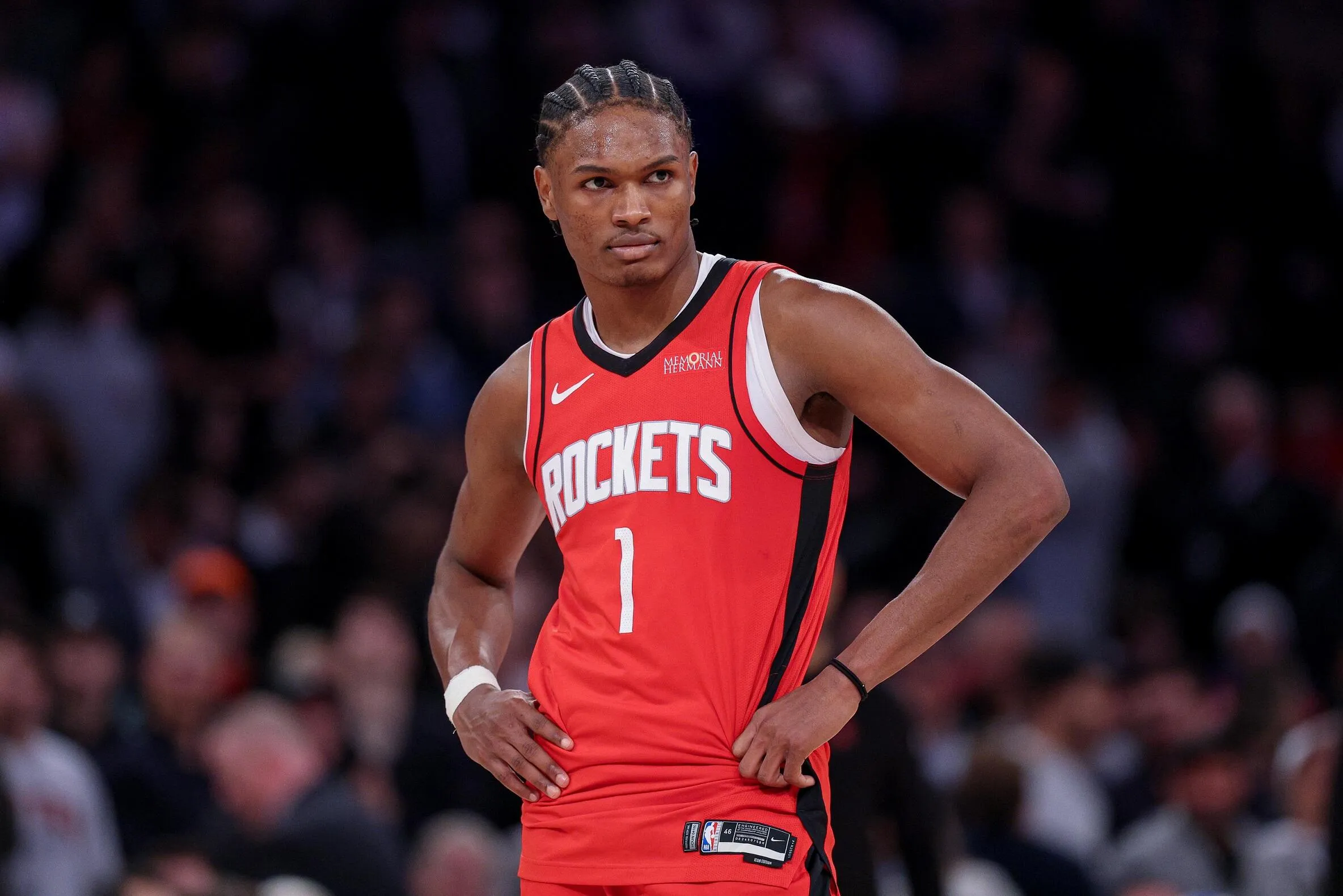 Houston Rockets Perpanjang Kontrak Amen Thompson 5 Tahun - sumber: (mainbasket)
