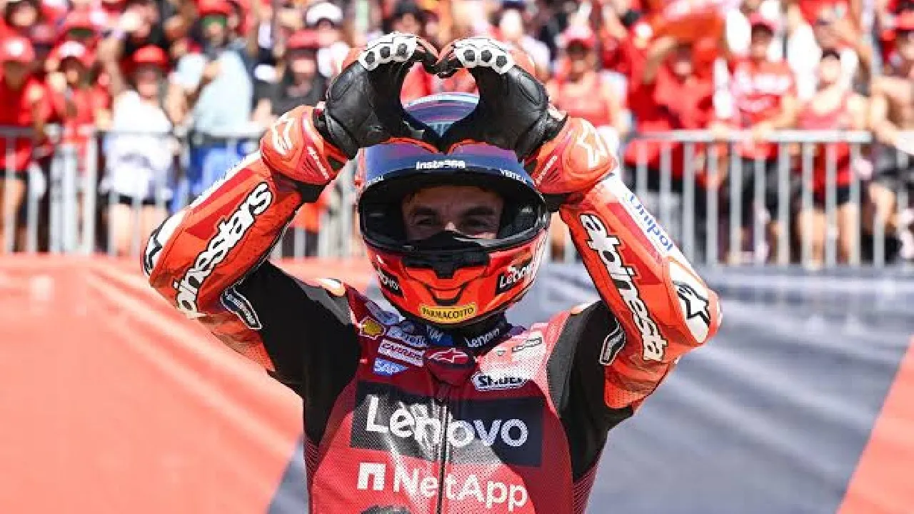 Marc Marquez memenangkan balapan MotoGP Aragon 2026