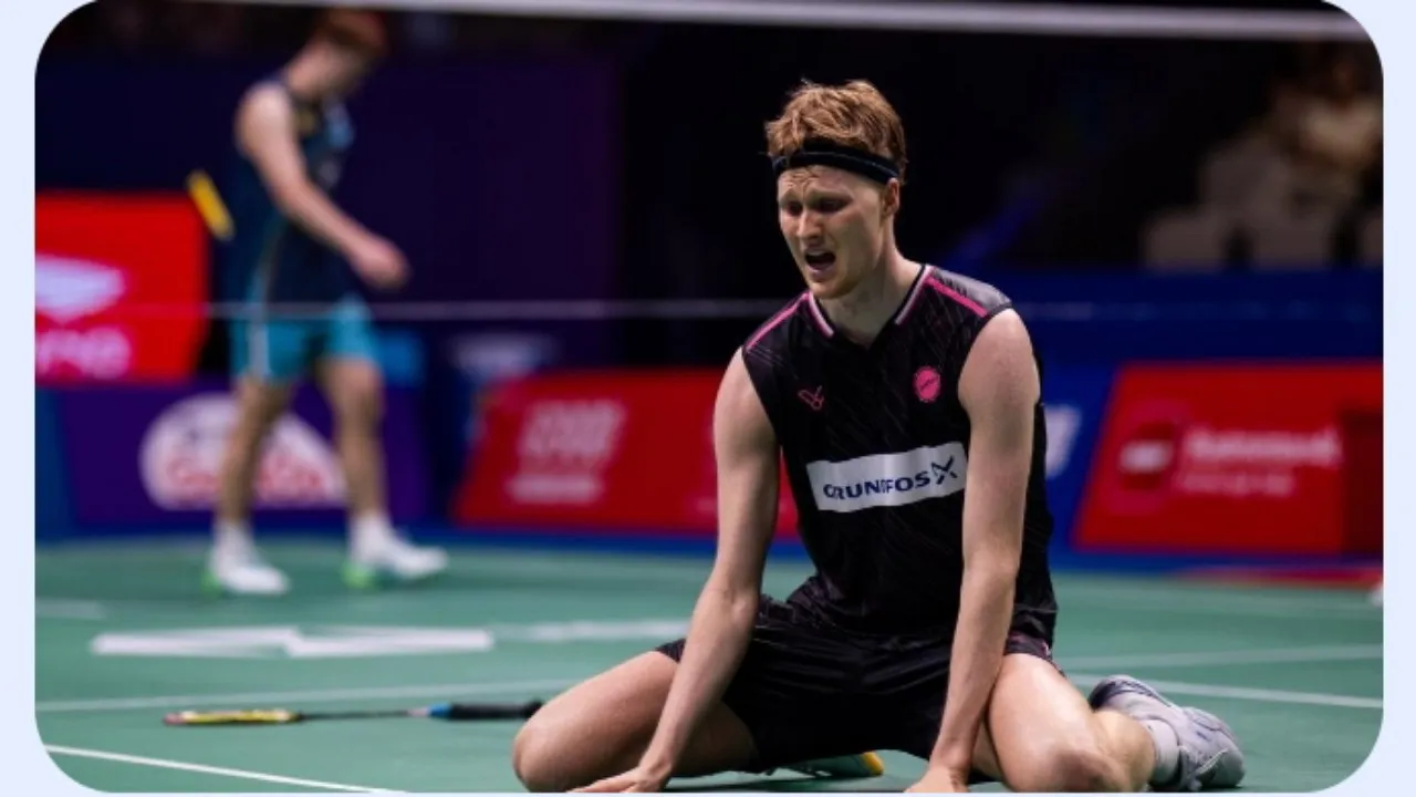 Anders Antonsen Selamat Dalam Pertarungan 101 Menit Melawan Kunlavut Vitidsarn