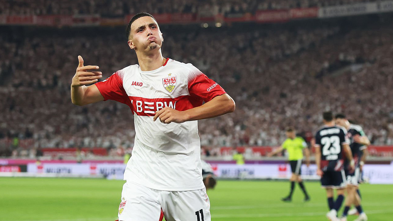 Bilal El Khannouss Puji Stuttgart Usai Pesta Gol ke Gawang Koln