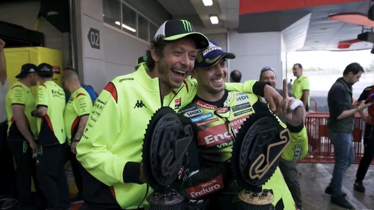 Fabio Di Giannantonio dan Valentino Rossi