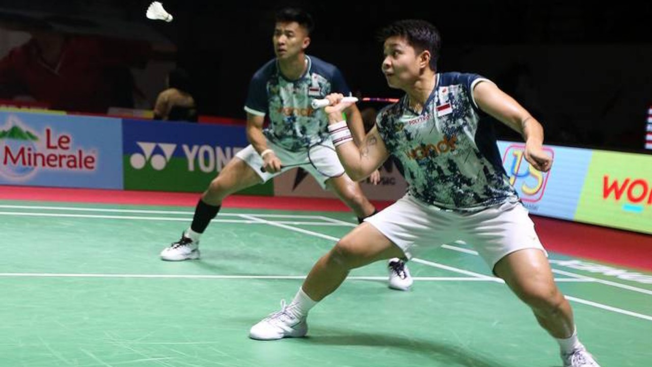 Indonesia Masters 2026: Dejan-Apriyani Kembali Atasi Verrell-Bernadine