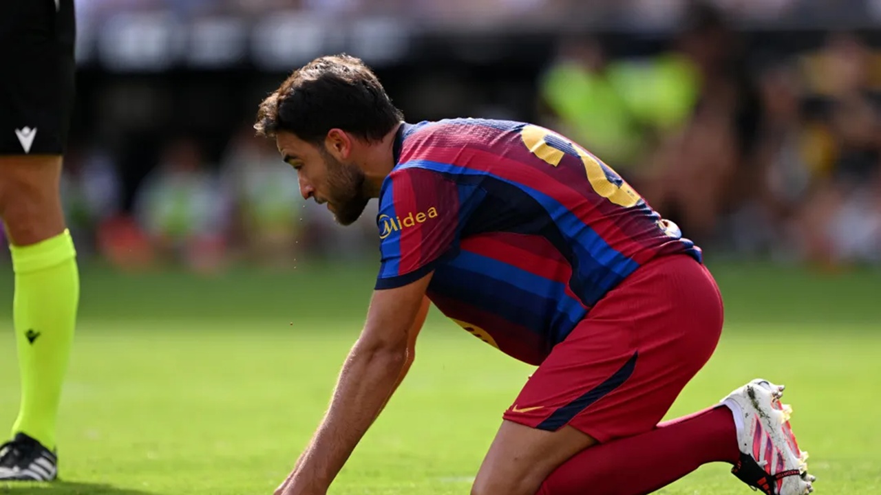 Eric Garcia Kembali Mengalami Patah Hidung Lawan Valencia