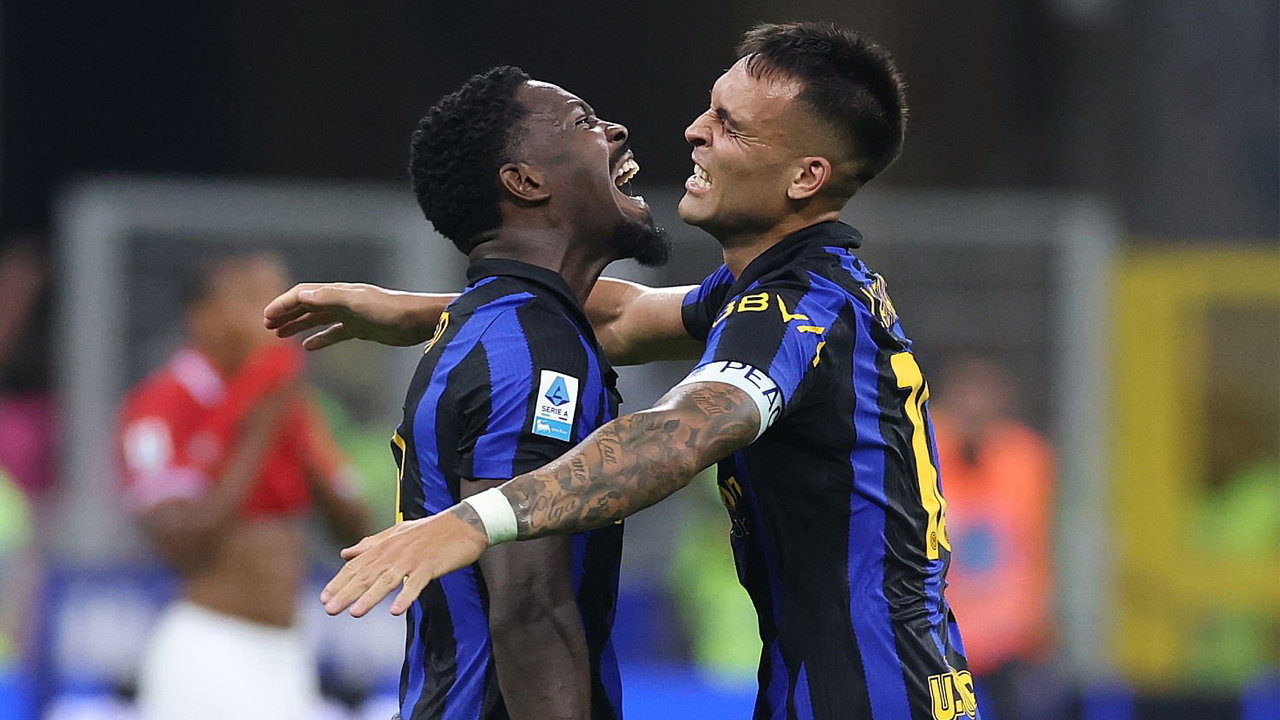 Jadi Pahlawan Inter, Marcus Thuram Beri Pujian Bagi Lautaro Martinez