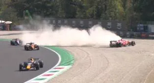 Kecelakaan Besar Leclerc Hentikan GP Italia di Monza