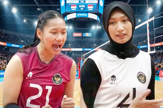 Timnas Voli Putri Indonesia Andalkan Chelsa dan Rara untuk Amankan Poin - sumber: (blokbojonegoro)