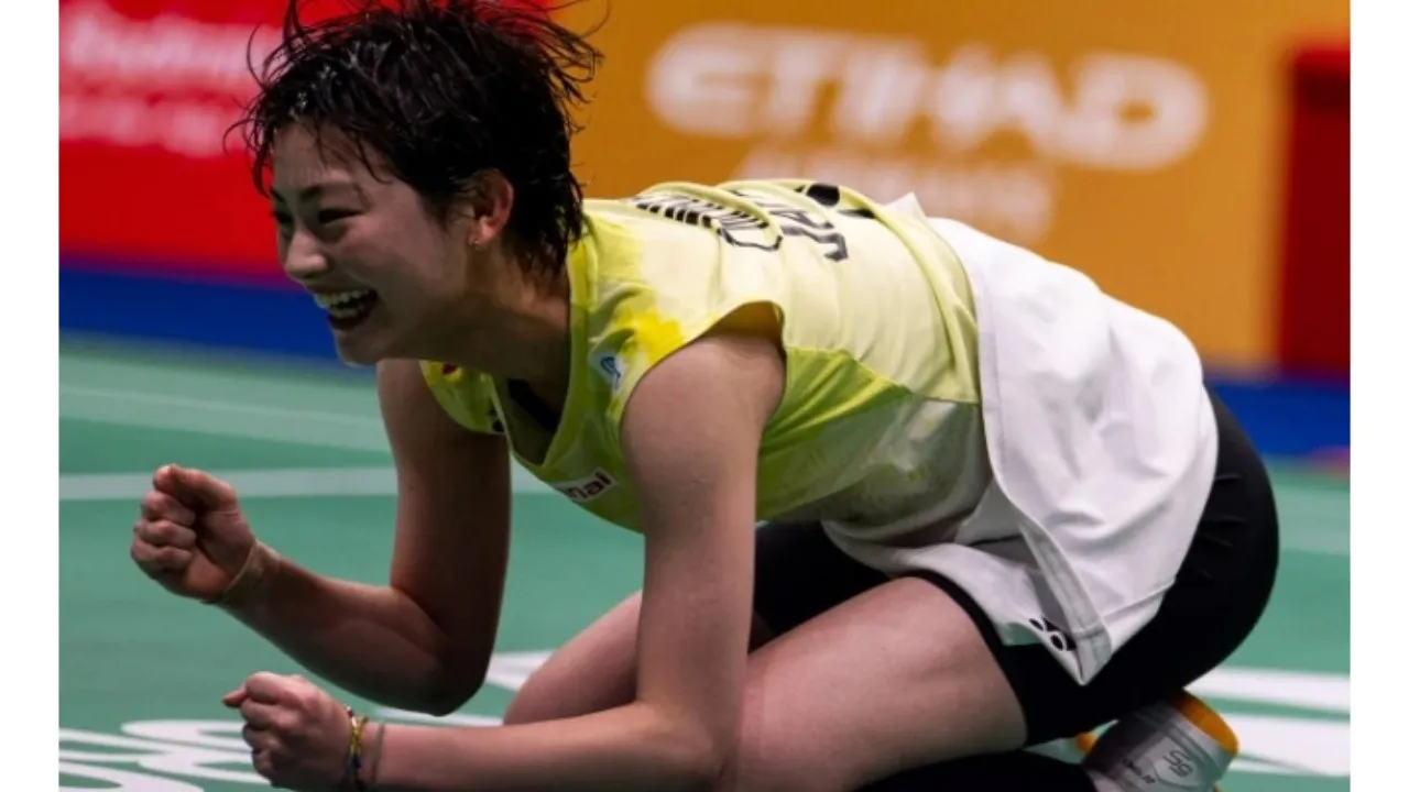 Tomoka Miyazaki Terkejut Singkirkan Andalan Tuan Rumah Wang Zhiyi