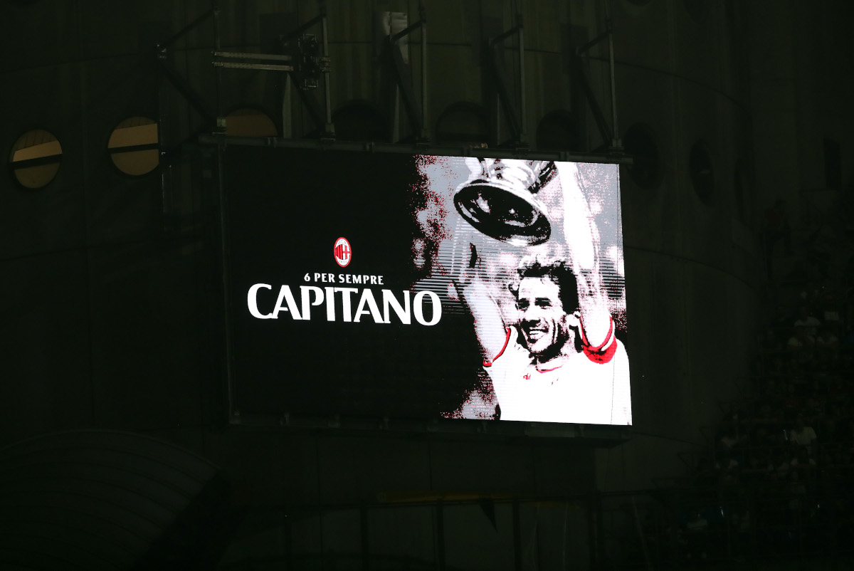 Fans Juventus Beri Penghormatan Spesial untuk Baresi Jelang Laga Kontra Milan